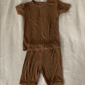 Ribbed summer pajamas